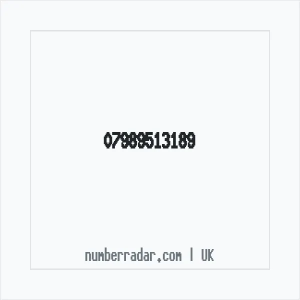 Reverse number check for +44 7989 513189 — who called me?