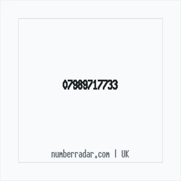 Reverse number check for +44 7989 717733 — who called me?
