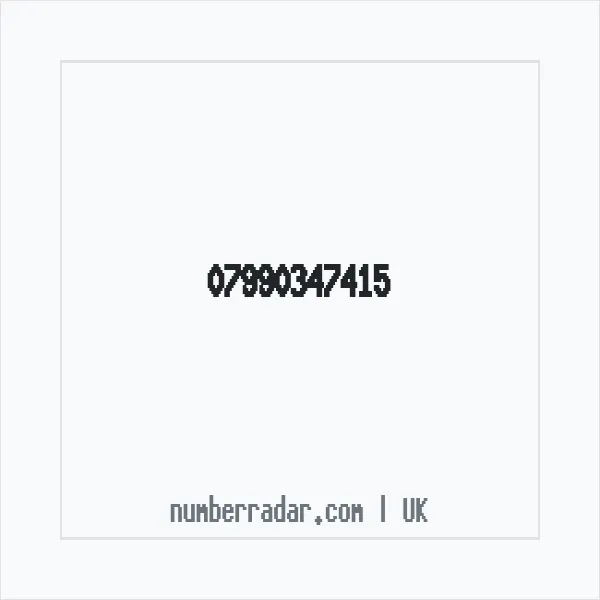 Reverse number check for +44 7990 347415 — who called me?