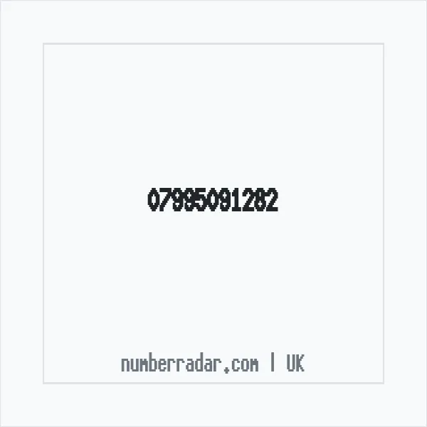 Reverse number check for +44 7995 091282 — who called me?