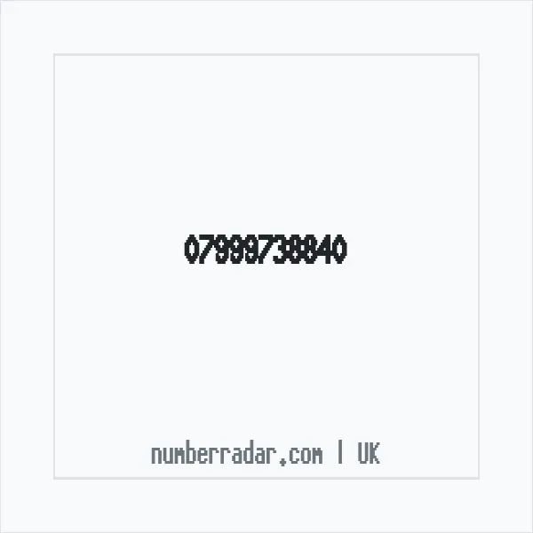 Reverse number check for +44 7999 738840 — who called me?