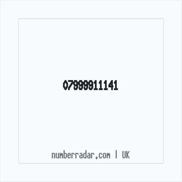 Reverse number check for +44 7999 911141 — who called me?