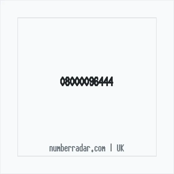 Reverse number check for +44 800 009 6444 — who called me?