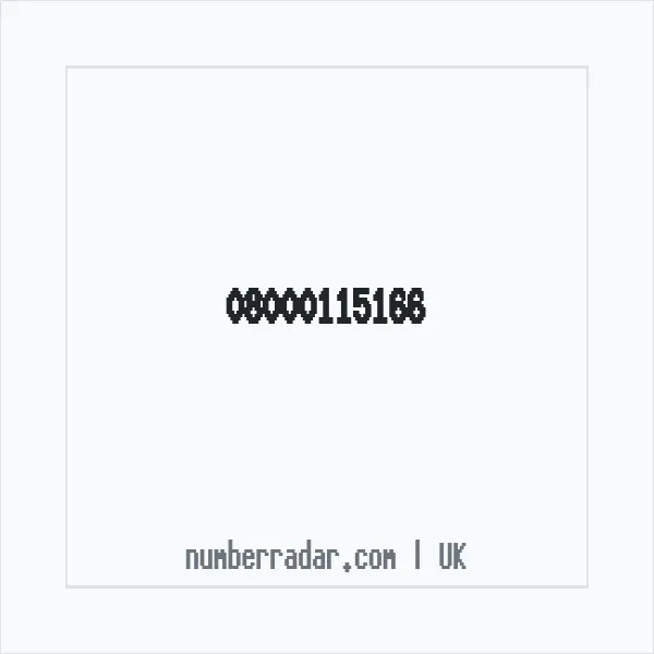 Reverse number check for +44 800 011 5166 — who called me?
