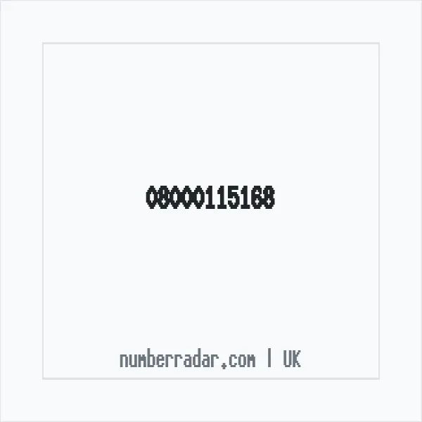 Reverse number check for +44 800 011 5168 — who called me?