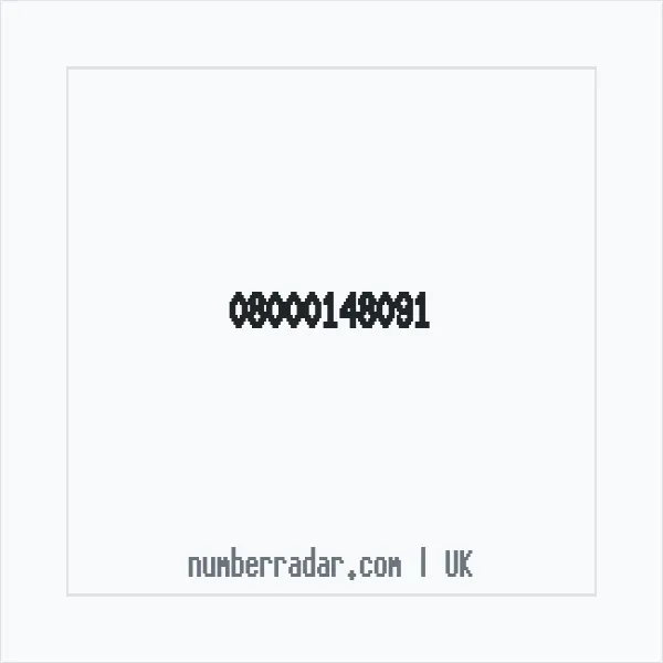 Reverse number check for +44 800 014 8091 — who called me?