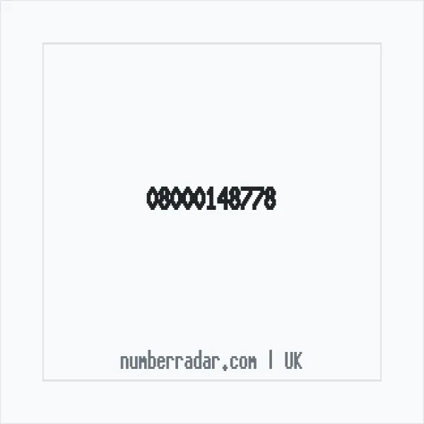 Reverse number check for +44 800 014 8778 — who called me?