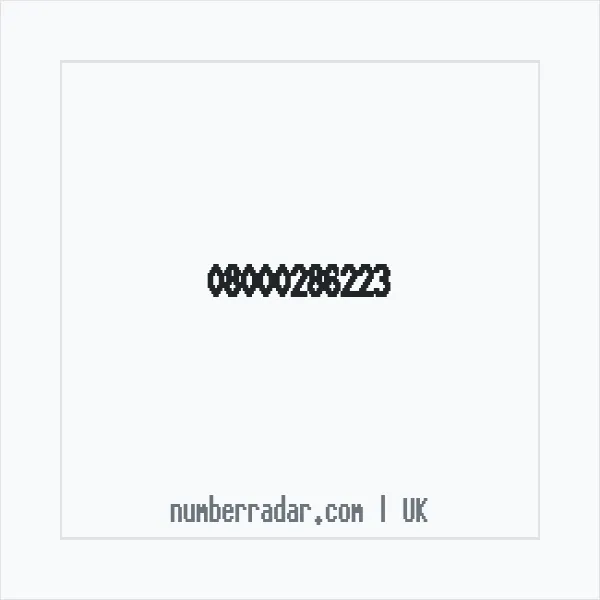 Reverse number check for +44 800 028 6223 — who called me?