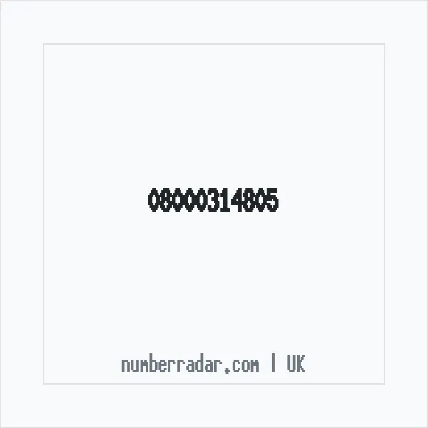 Reverse number check for +44 800 031 4805 — who called me?