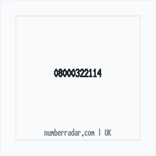 Reverse number check for +44 800 032 2114 — who called me?