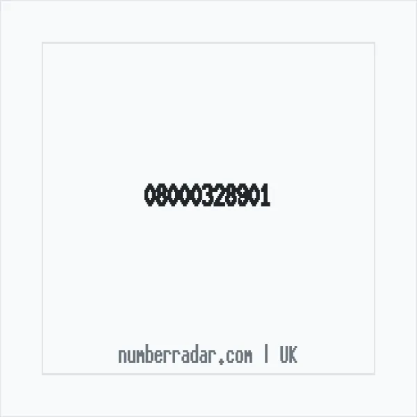 Reverse number check for +44 800 032 8901 — who called me?