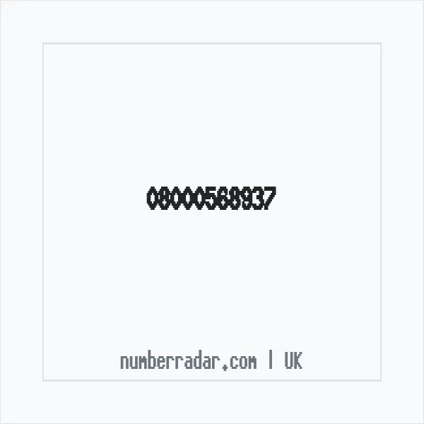 Reverse number check for +44 800 056 8937 — who called me?