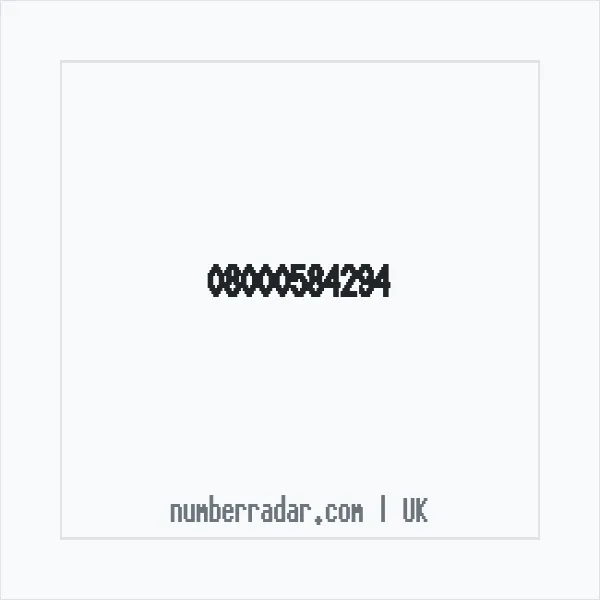 Reverse number check for +44 800 058 4294 — who called me?