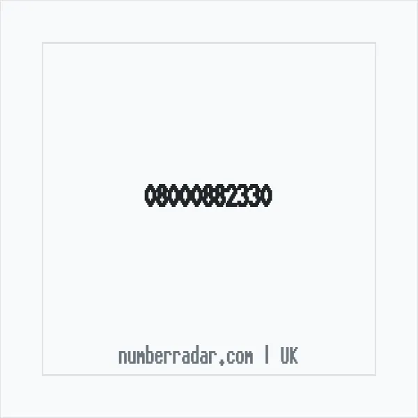 Reverse number check for +44 800 088 2330 — who called me?