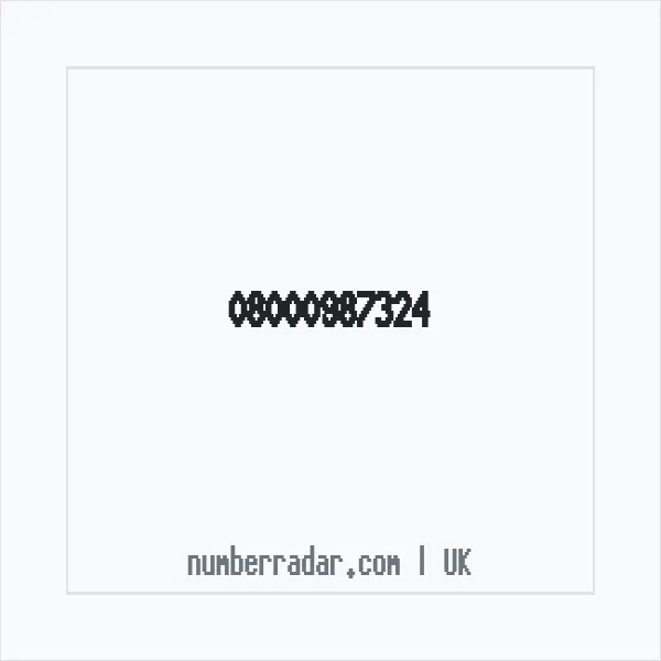 Reverse number check for +44 800 098 7324 — who called me?