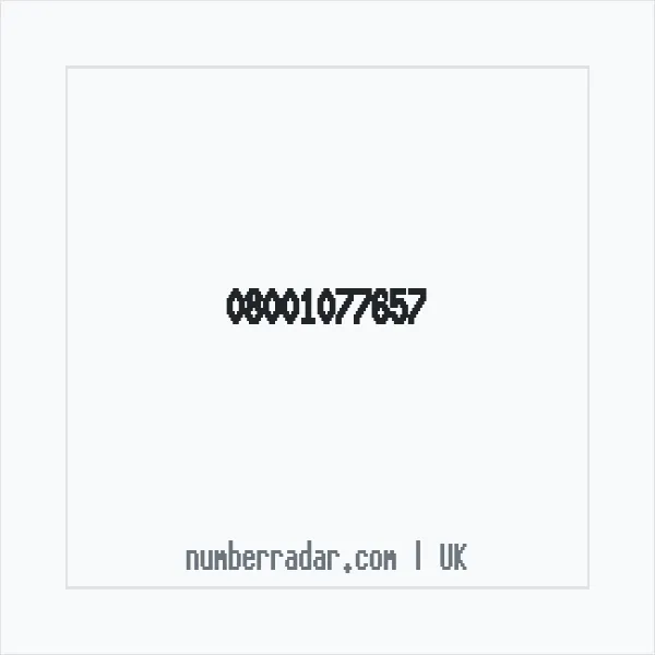 Reverse number check for +44 800 107 7657 — who called me?