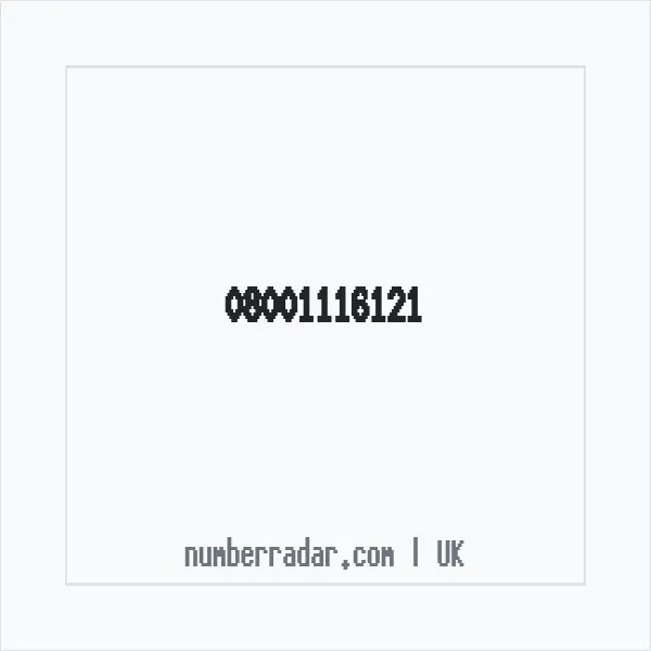 Reverse number check for +44 800 111 6121 — who called me?