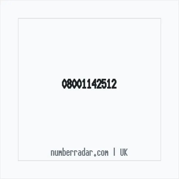 Reverse number check for +44 800 114 2512 — who called me?