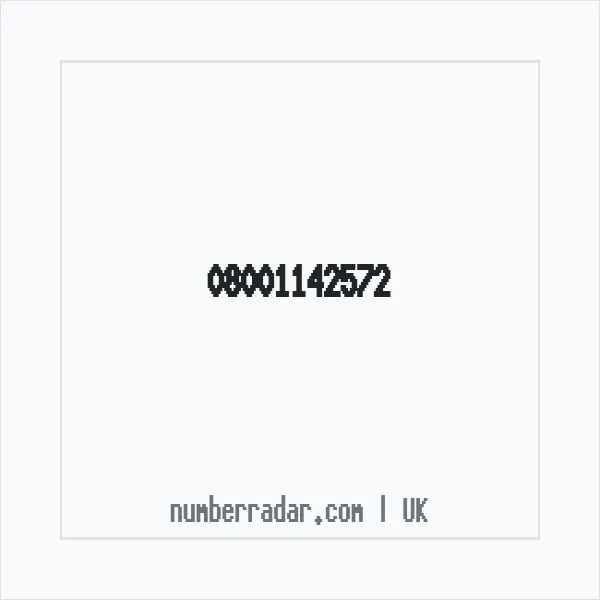 Reverse number check for +44 800 114 2572 — who called me?
