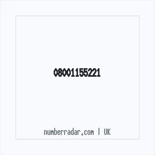 Reverse number check for +44 800 115 5221 — who called me?