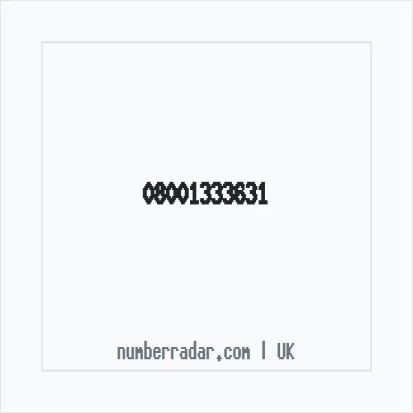 Reverse number check for +44 800 133 3631 — who called me?