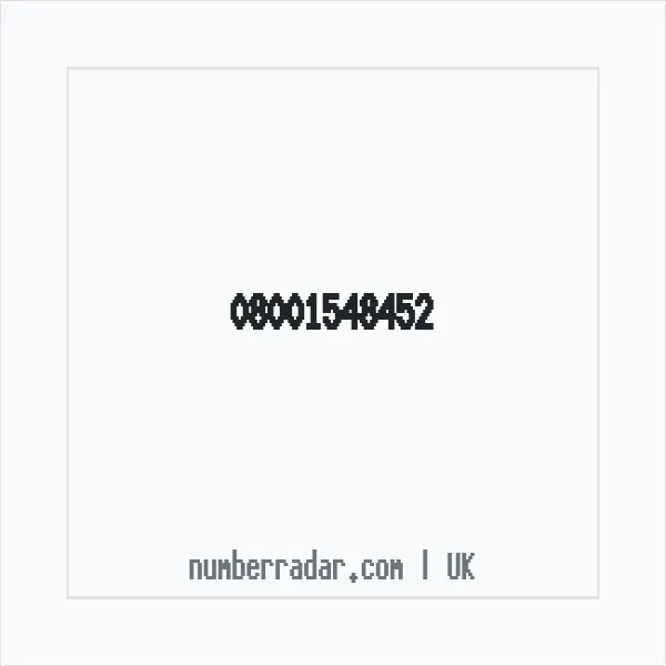 Reverse number check for +44 800 154 8452 — who called me?