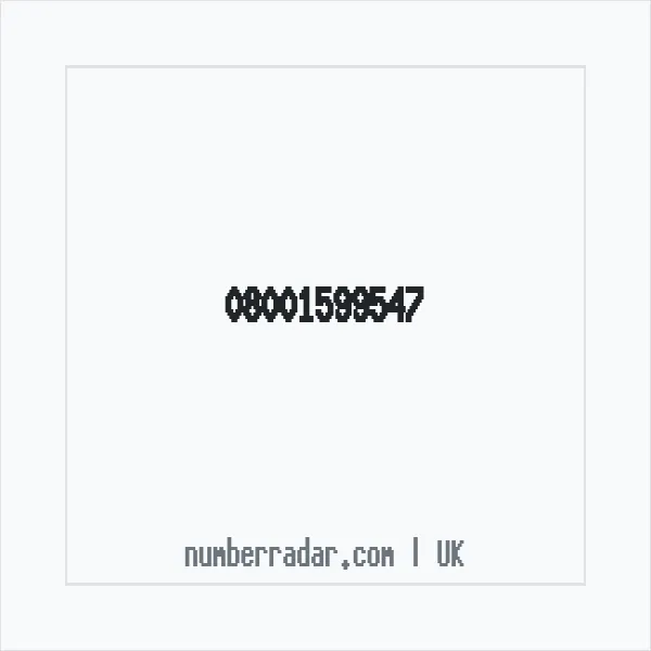 Reverse number check for +44 800 159 9547 — who called me?