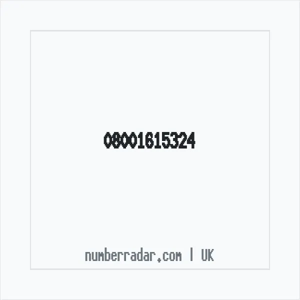 Reverse number check for +44 800 161 5324 — who called me?