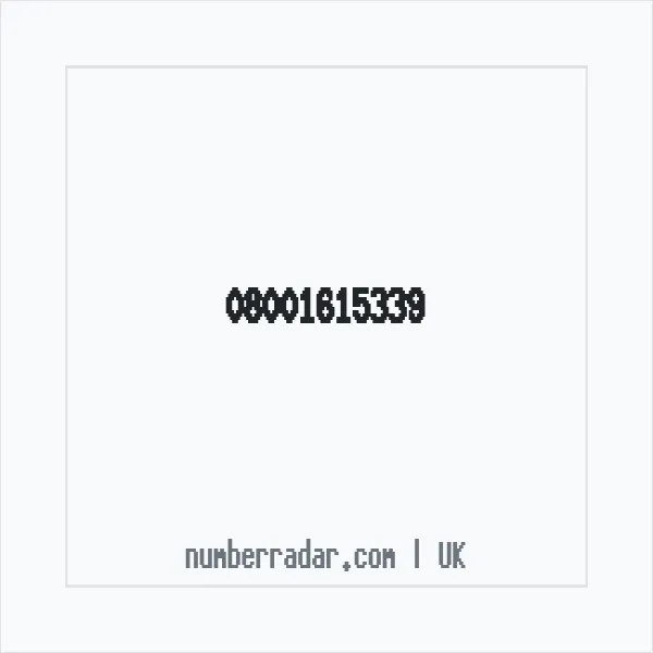 Reverse number check for +44 800 161 5339 — who called me?