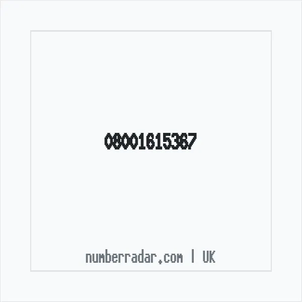 Reverse number check for +44 800 161 5367 — who called me?