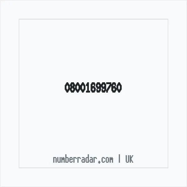 Reverse number check for +44 800 169 9760 — who called me?
