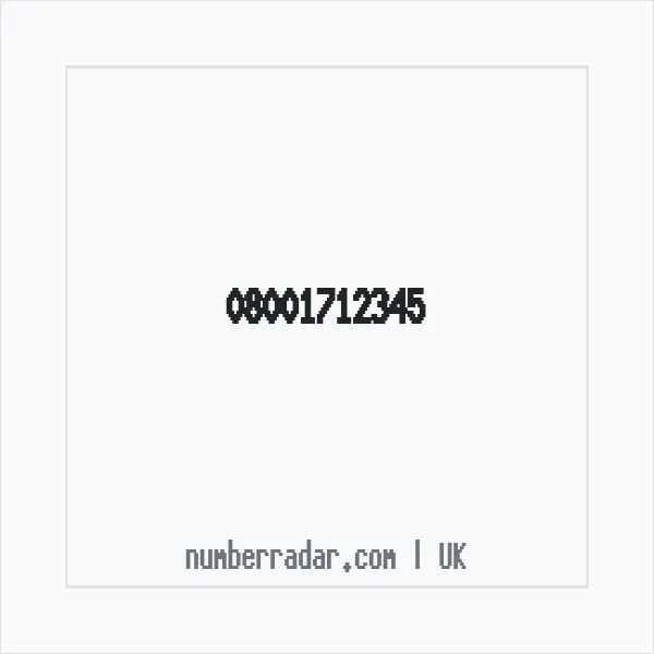 Reverse number check for +44 800 171 2345 — who called me?