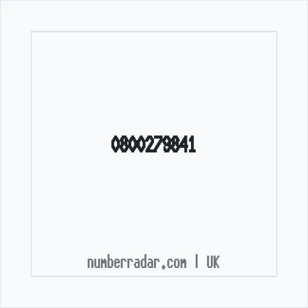 Reverse number check for +44 800279841 — who called me?