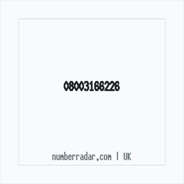 Reverse number check for +44 800 316 6226 — who called me?