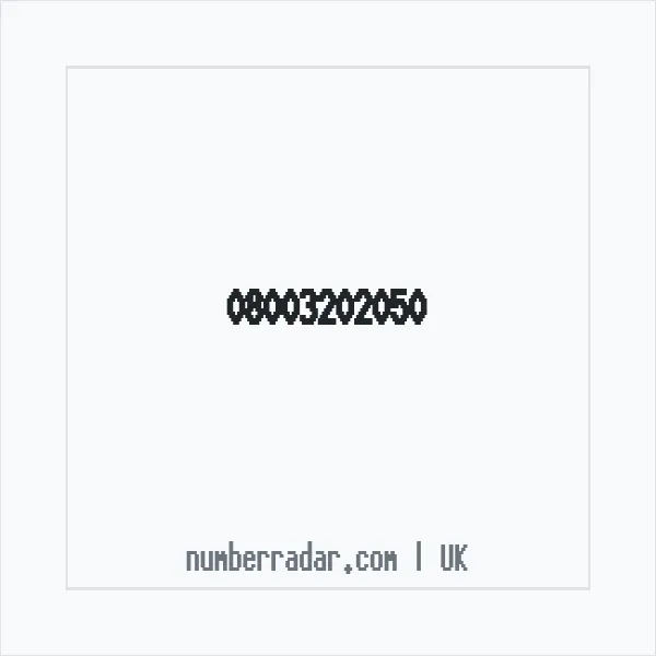 Reverse number check for +44 800 320 2050 — who called me?