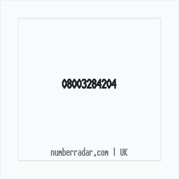 Reverse number check for +44 800 328 4204 — who called me?
