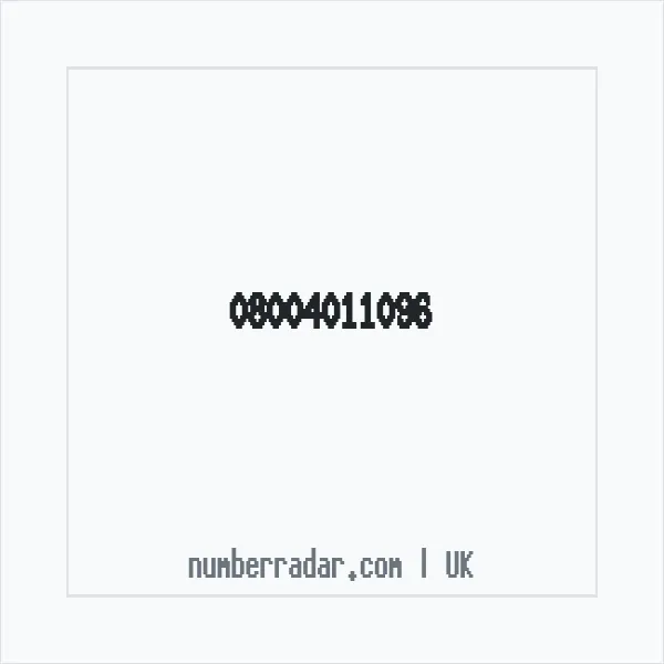 Reverse number check for +44 800 401 1096 — who called me?