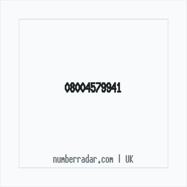 Reverse number check for +44 800 457 9941 — who called me?