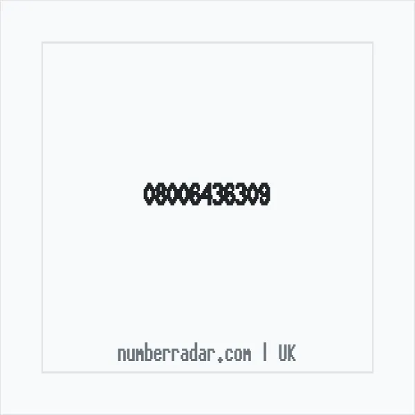 Reverse number check for +44 800 643 6309 — who called me?