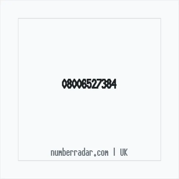 Reverse number check for +44 800 652 7384 — who called me?