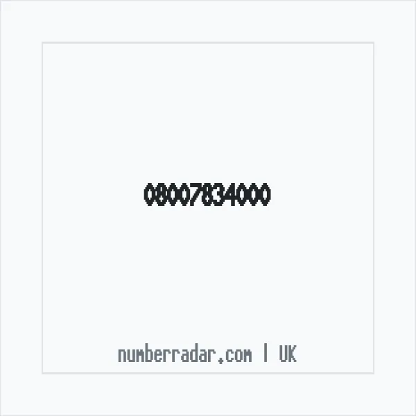 Reverse number check for +44 800 783 4000 — who called me?