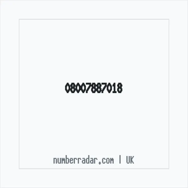 Reverse number check for +44 800 788 7018 — who called me?