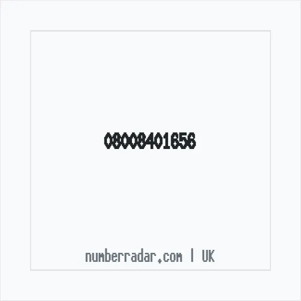 Reverse number check for +44 800 840 1656 — who called me?