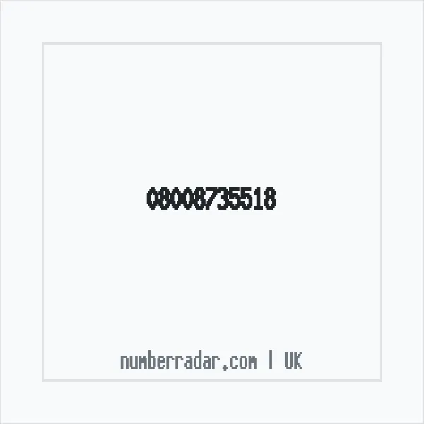 Reverse number check for +44 800 873 5518 — who called me?