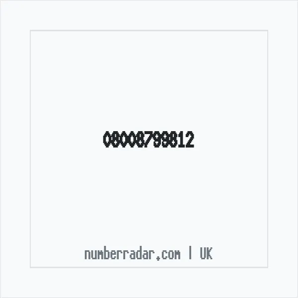 Reverse number check for +44 800 879 9812 — who called me?