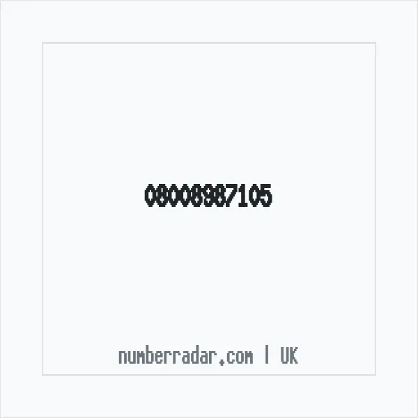 Reverse number check for +44 800 898 7105 — who called me?