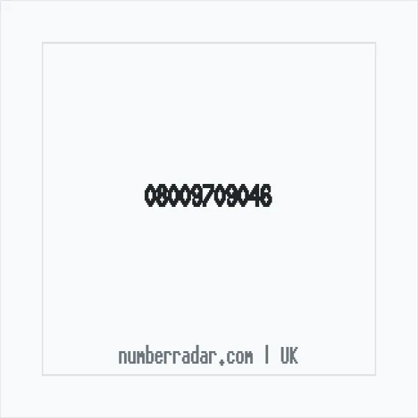 Reverse number check for +44 800 970 9046 — who called me?