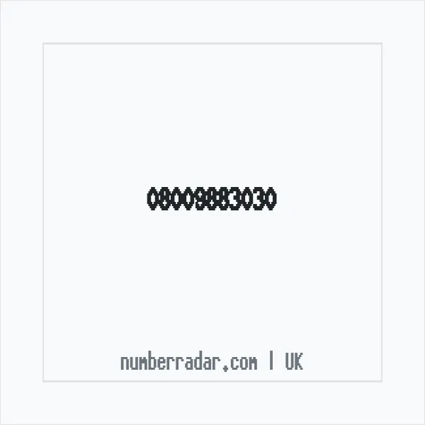 Reverse number check for +44 800 988 3030 — who called me?