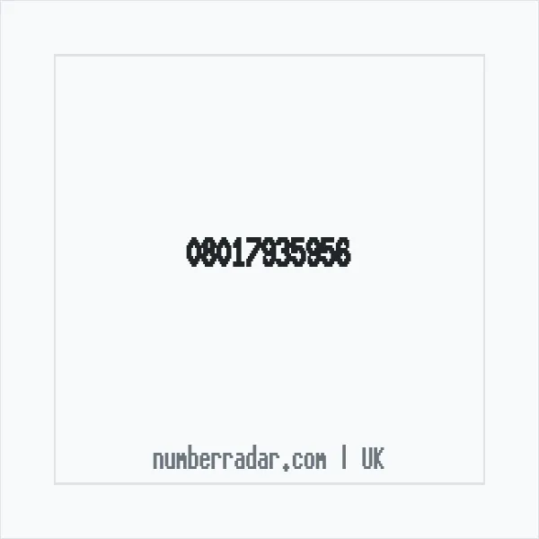 Reverse number check for +44 801 793 5956 — who called me?