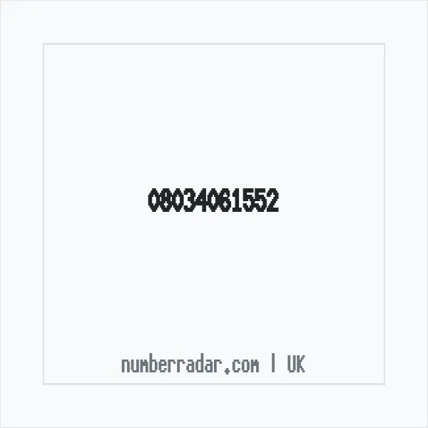 Reverse number check for +44 803 406 1552 — who called me?